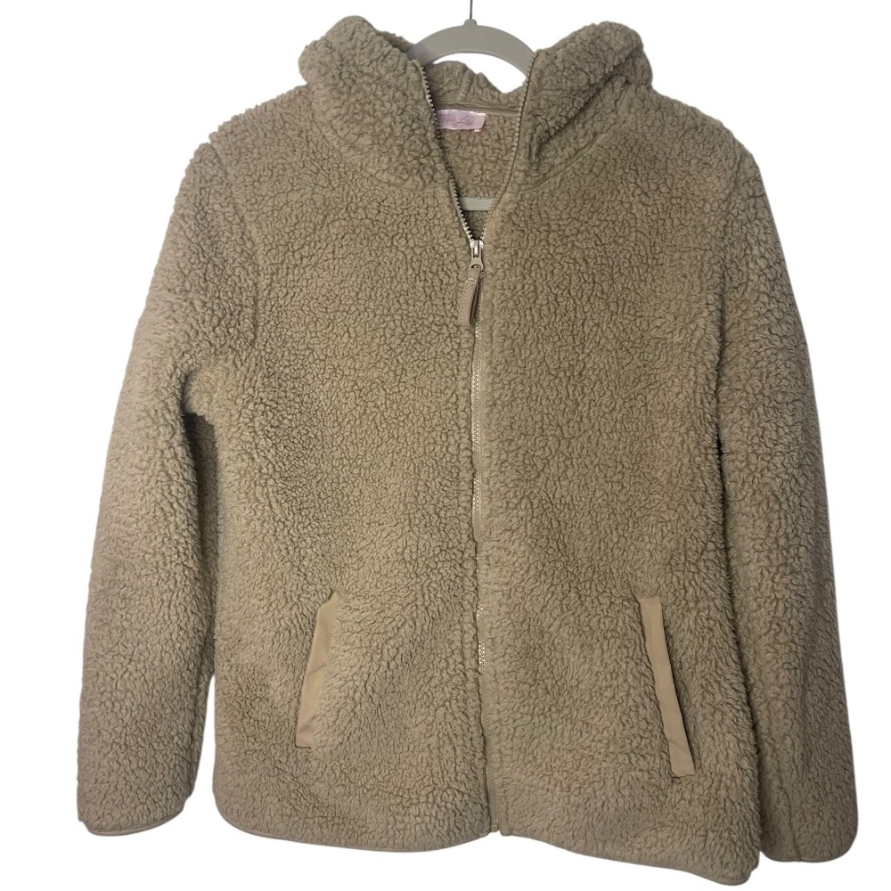 Pink‎ Lily Teddy Zip Up Hooded Jacket - Picture 2 of 7
